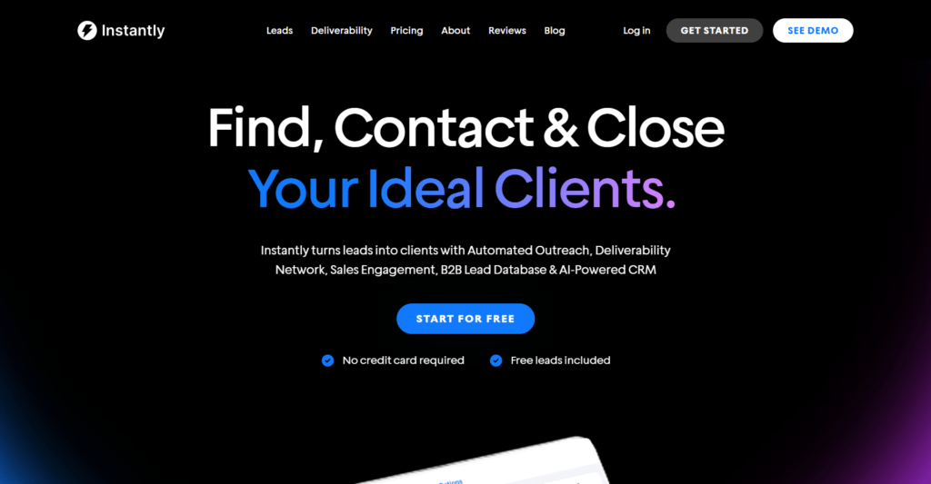 dashboard instant.ai