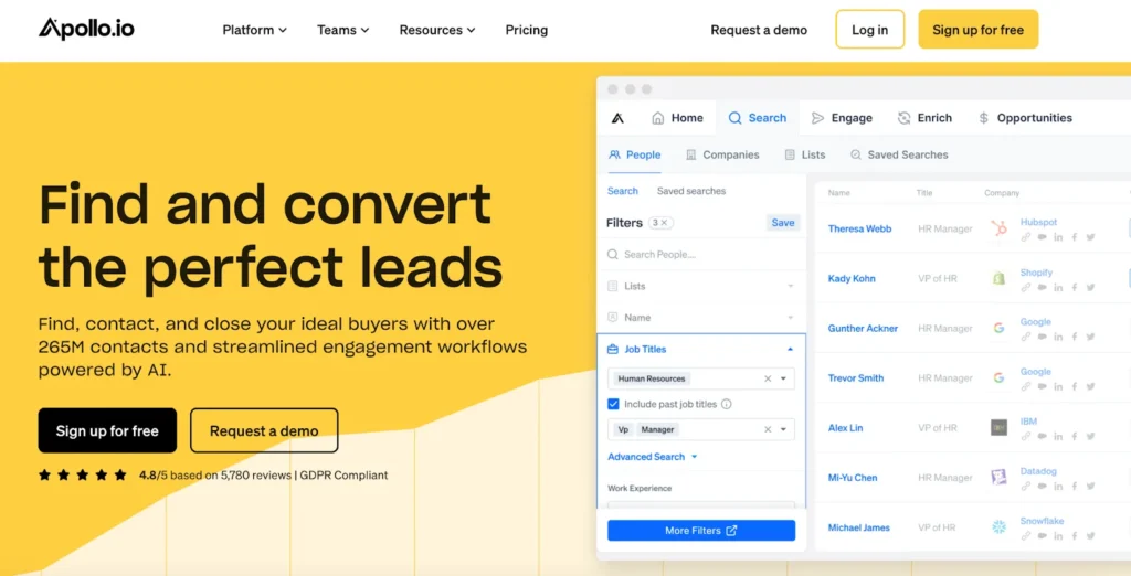 apollo dashboard email deliverability software